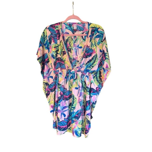 No Boundaries Tropical Print Coverup Size Small (S) - Picture 1 of 5